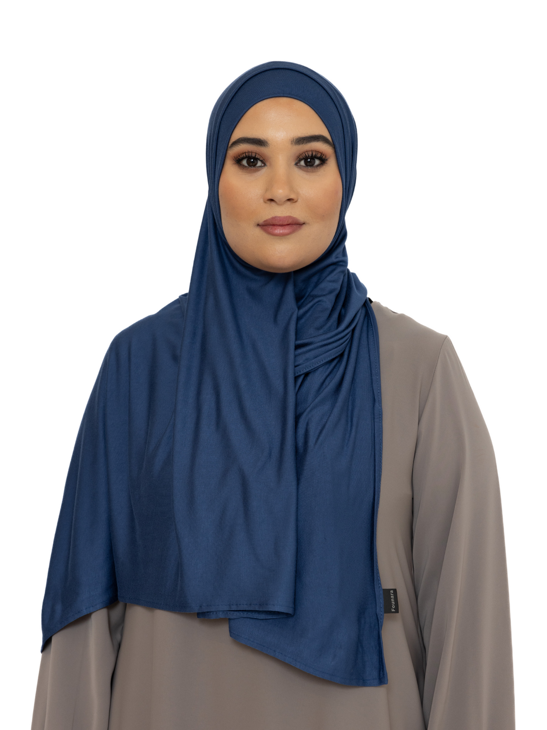 Katoenen stretch sjaal – hoofddoek van katoen, niet doorschijnend, 170 x 60 cm – foto 12
