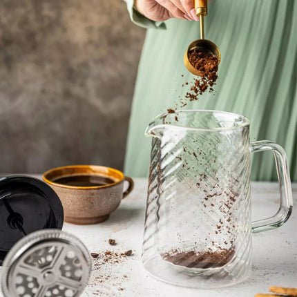 Klausberg Cafetière/Théière à Piston - Verre - 1L