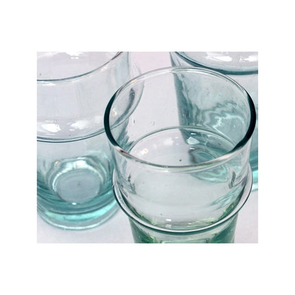 Verres à expresso marocains soufflés à la bouche 8 cm de haut