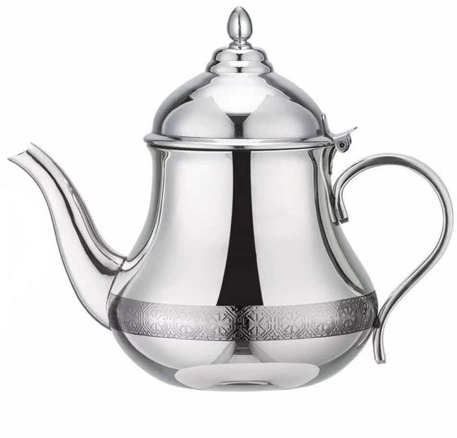Théière marocaine en inox Fès 1,8 L