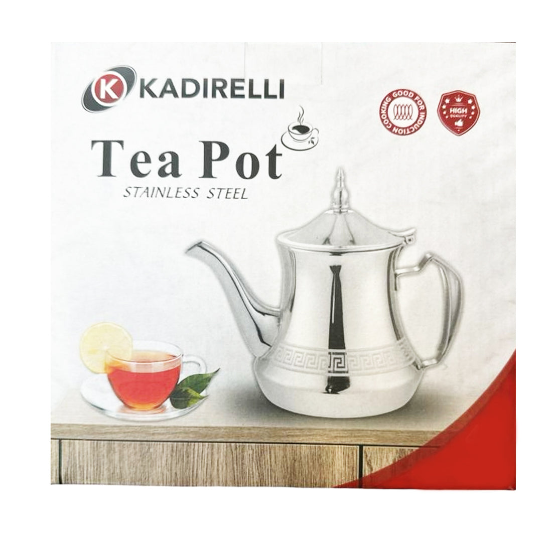 Kadirelli Marokkaanse theepot chroom – inductie, 1,4 of 1,8 liter – foto 3