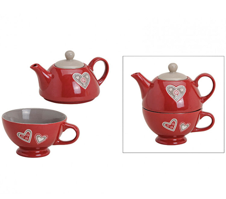 Tea for one set - Tea set - Ceramic 400 ml