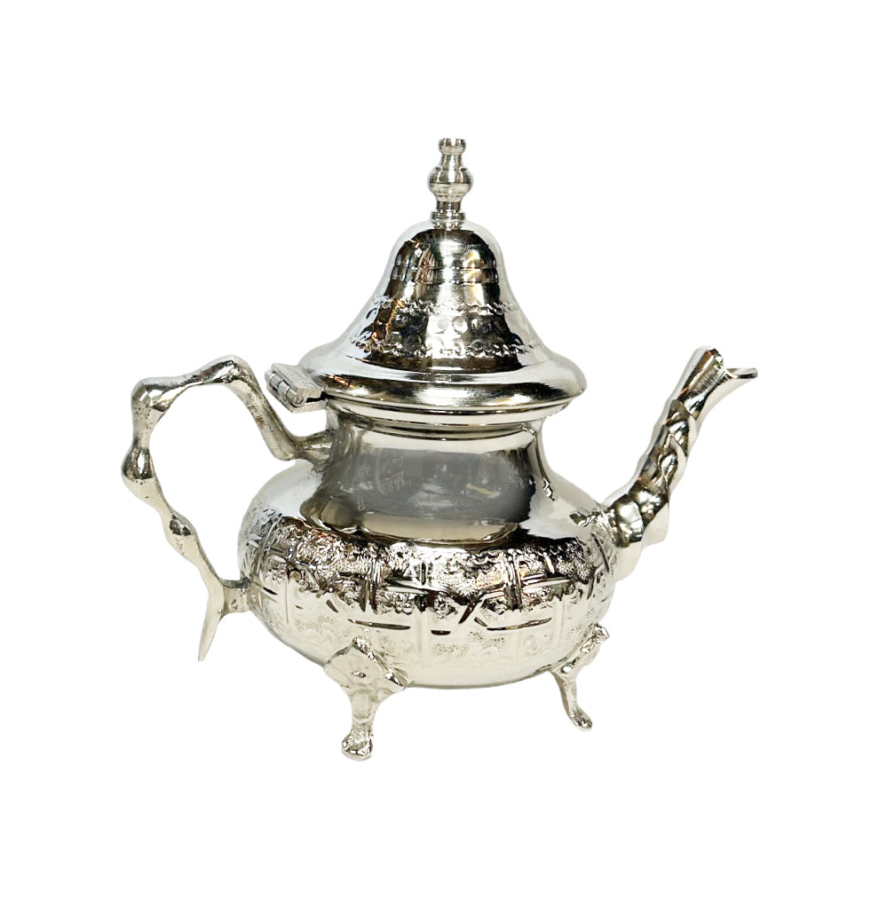 Kleine Marokkaanse theepot met pootjes – berrad 400 ml