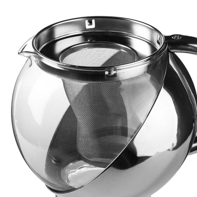 Théière avec filtre - 1,1 L - Acier inoxydable