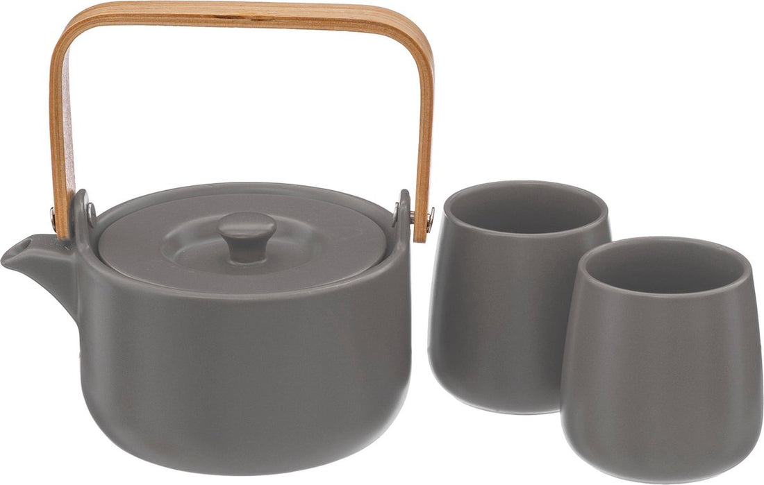 Secret de Gourmet keramische theepot met 2 kopjes – 50 cl + 20 cl – foto 5