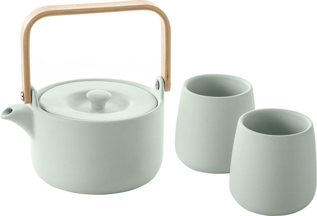 Secret de Gourmet keramische theepot met 2 kopjes – 50 cl + 20 cl – foto 7