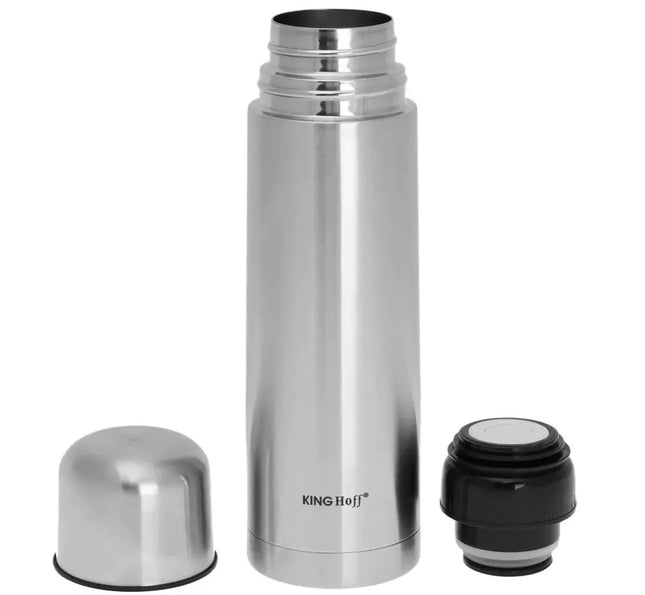 Bouteille isotherme - gourde - gobelet - 1000 ml - acier inoxydable