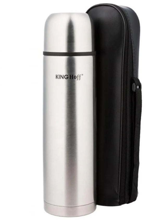 Bouteille isotherme - gourde - gobelet - 1000 ml - acier inoxydable