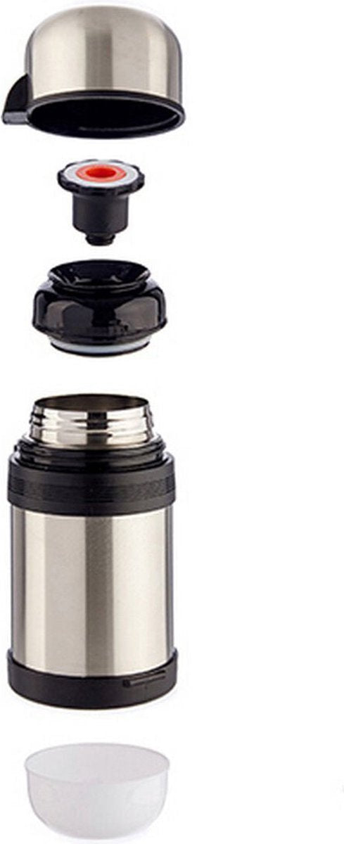 Bouteille isotherme 800 ml Inox Gris/noir