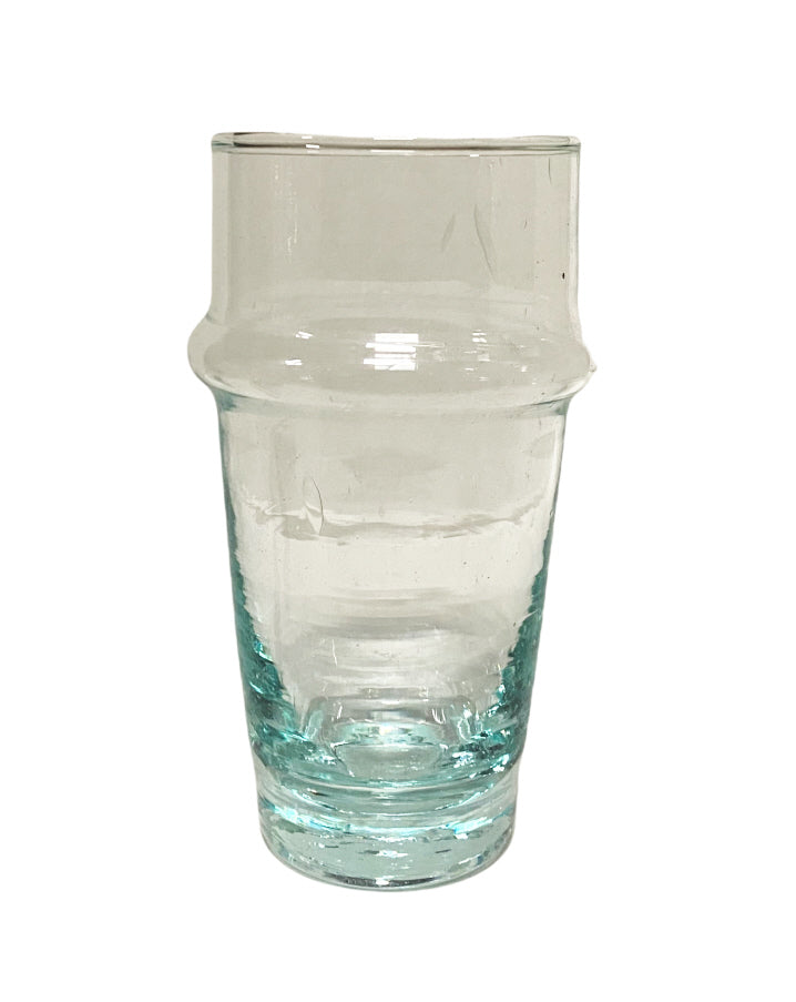 Marokkaanse beldi glazen van gerecycled glas – mondgeblazen, 12 cm hoog – foto 12