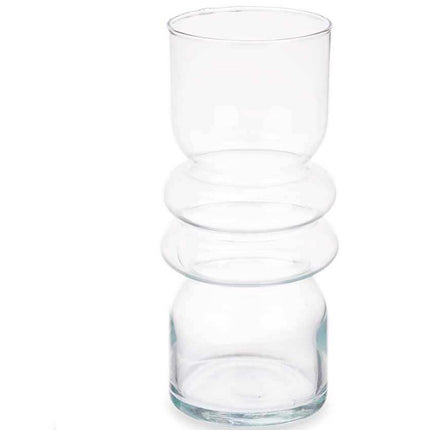 Vase en verre transparent 30 cm