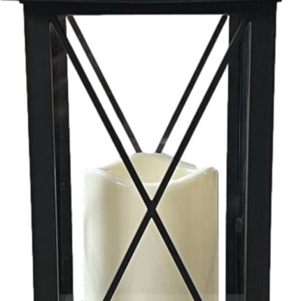 Lanterne de jardin avec bougie LED - Solaire