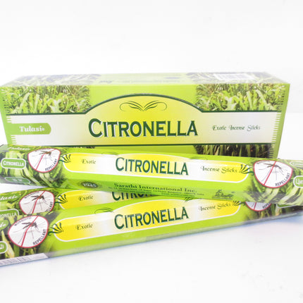 Bâtonnets d'encens Tulasi Citronnelle