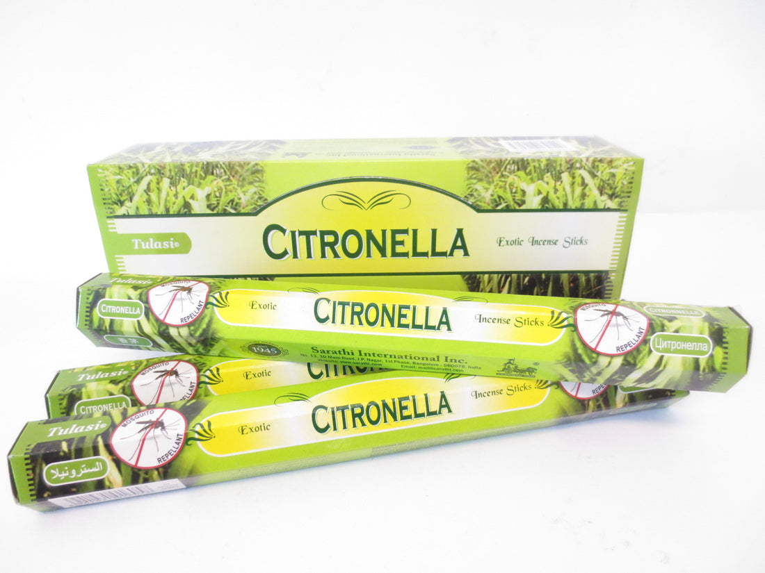 Tulasi Citronella wierookstokjes – 20 stokjes uit Bangalore, India