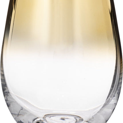 Lot de 6 verres à eau bord doré Arya 540 ml en verre