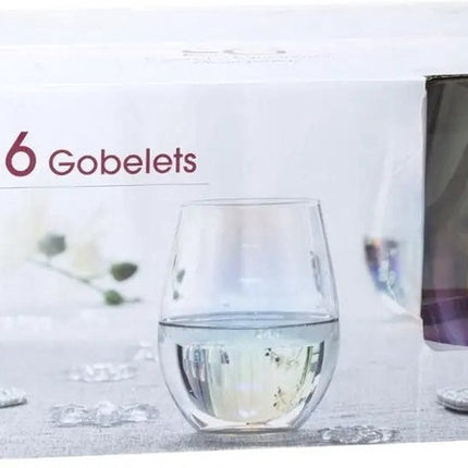 Lot de 6 verres à eau nacrés Fantasy 540 ml