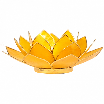 Photophore Lotus Jaune citron