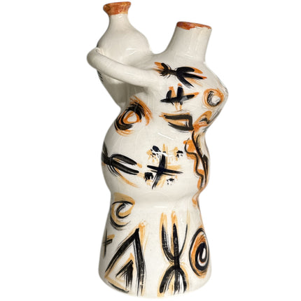 Vase/Bouteille marocaine avec symboles amazighs