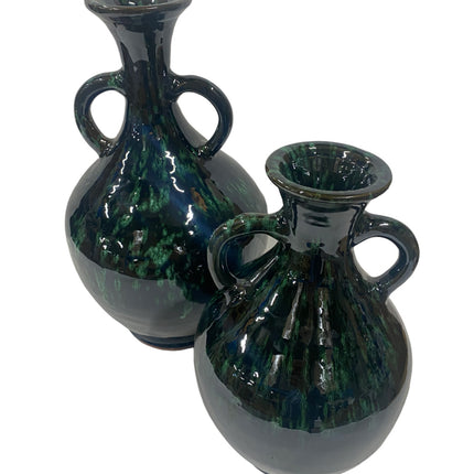 Vase Ourika vert foncé