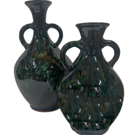Vase Ourika vert foncé