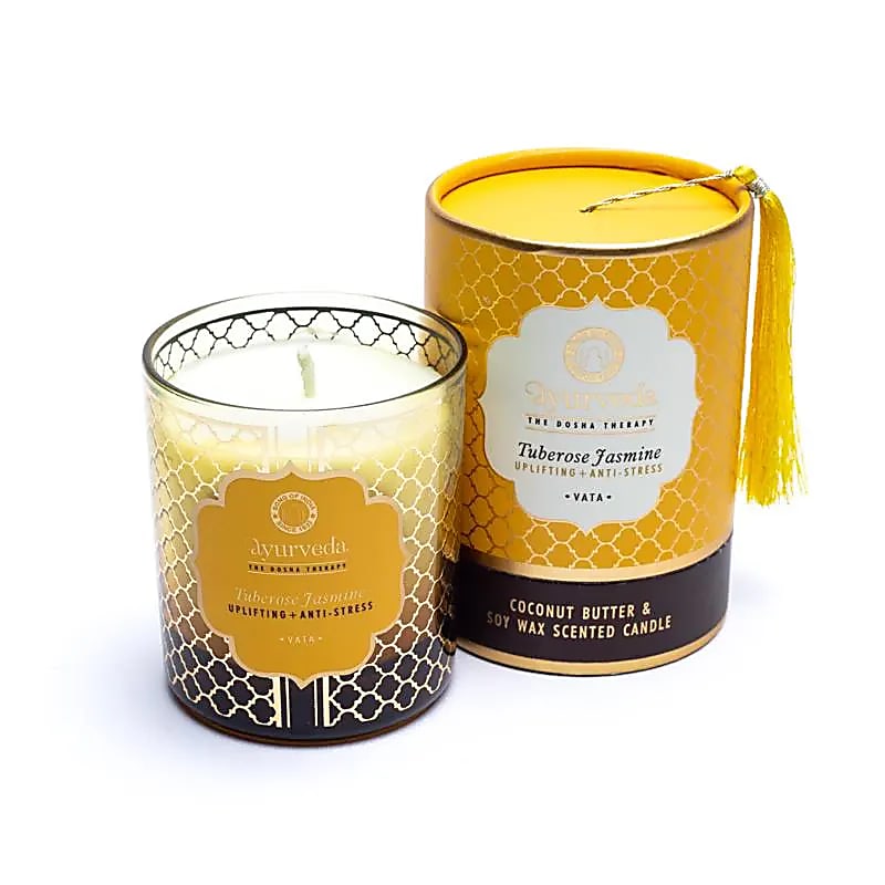 Vata tuberose jasmine Ayurveda scented candle