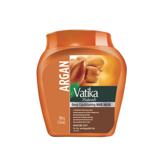 Masque capillaire revitalisant en profondeur Vatika Argan 500 grammes