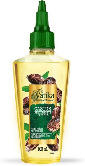 Dabur Vatika Afro Naturals castor haarolie 100 ml – ricinushaarolie