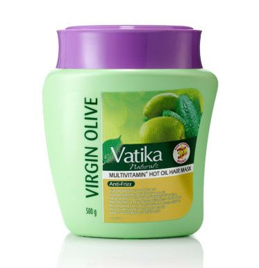 Masque capillaire Vatika à l'huile d'olive vierge 500 g