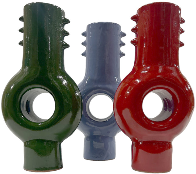 Vase marocaine en céramique anneau à épines