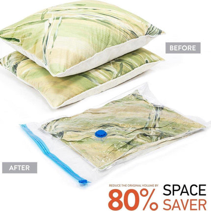 Sacs de rangement sous vide 4 pièces | Sacs sous vide | Sac de rangement | Sacs sous vide | 60 x 80 CM