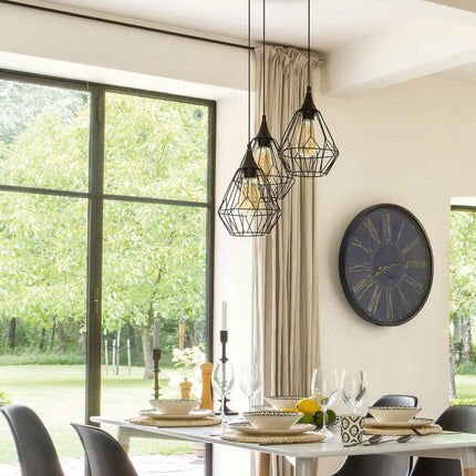 Suspension industrielle - Noir