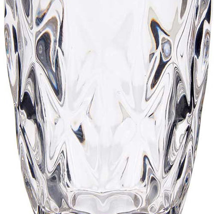 Verres à eau/verres à boire - aspect cristal - bord doré - 270 ml