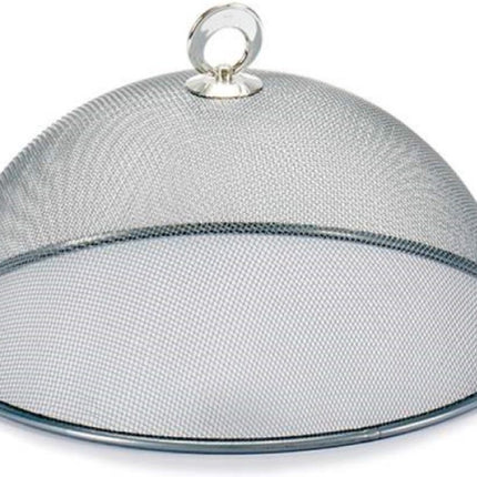 Cloche à gâteaux/aliments en métal 30 cm