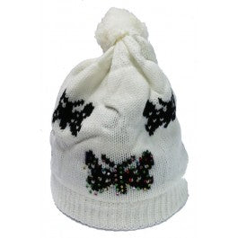 Bonnet papillon blanc