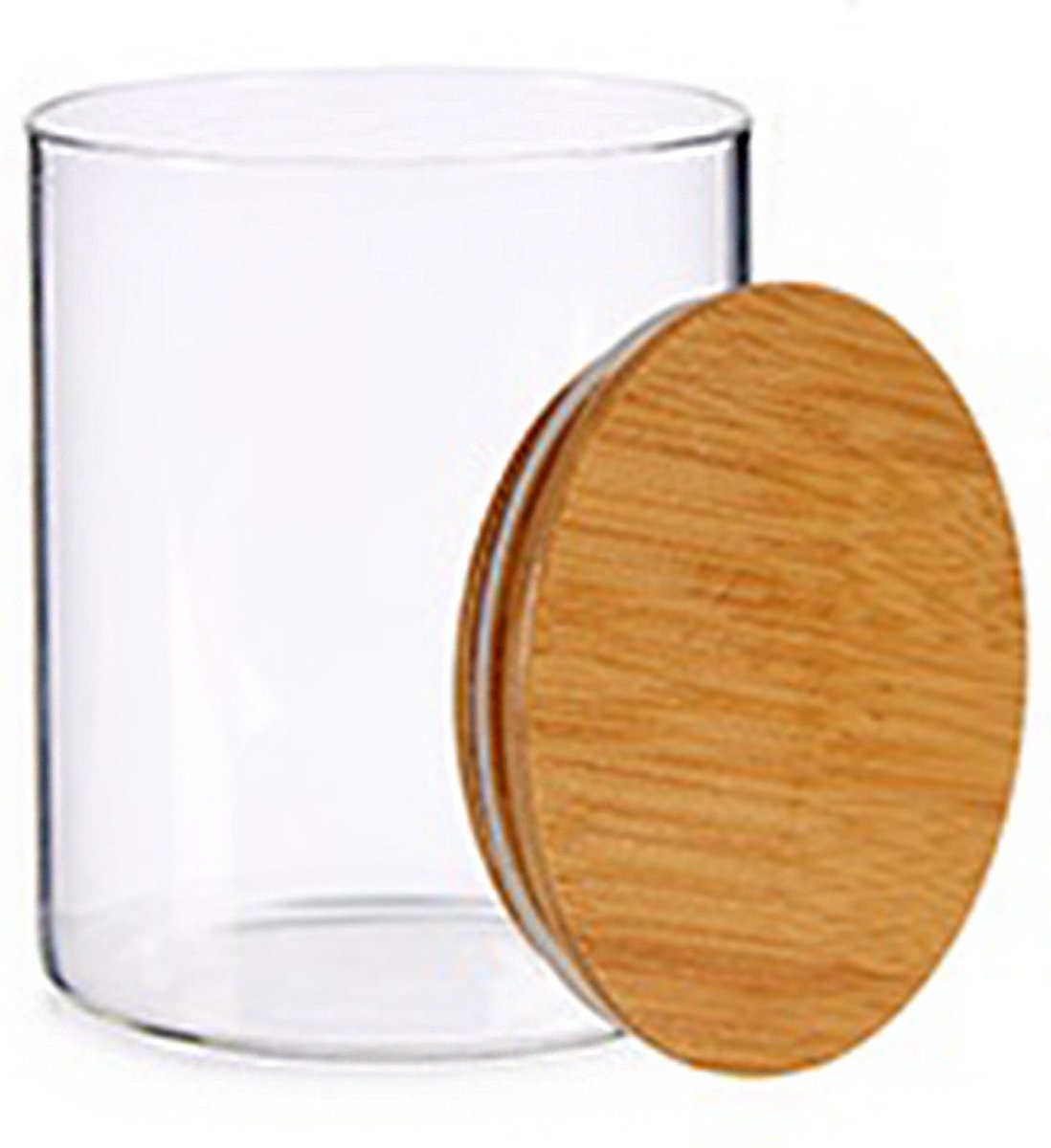 Luxuriöses Küchenvorratsglas/Vorratsbehälter aus Glas 870 ml