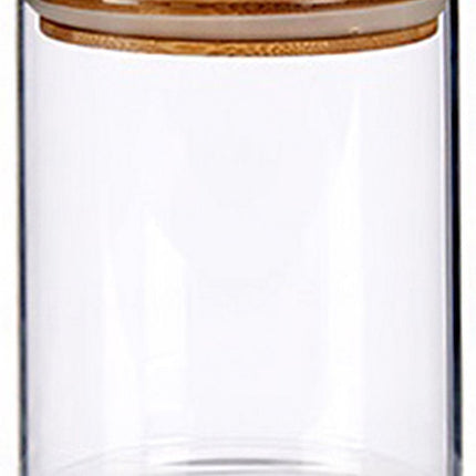 Pot de rangement/boîte de conservation de luxe en verre 870 ml