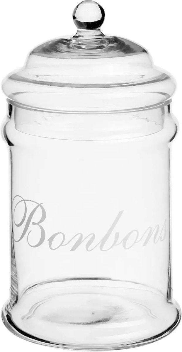 Pot de conservation - pot à bonbons - verre - couvercle - 2 l - bonbonnières