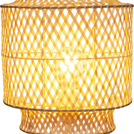 Atmosphera Applique murale Liby Bambou naturel - Dia 23 cm - Lampe
