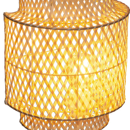 Atmosphera Applique murale Liby Bambou naturel - Dia 23 cm - Lampe