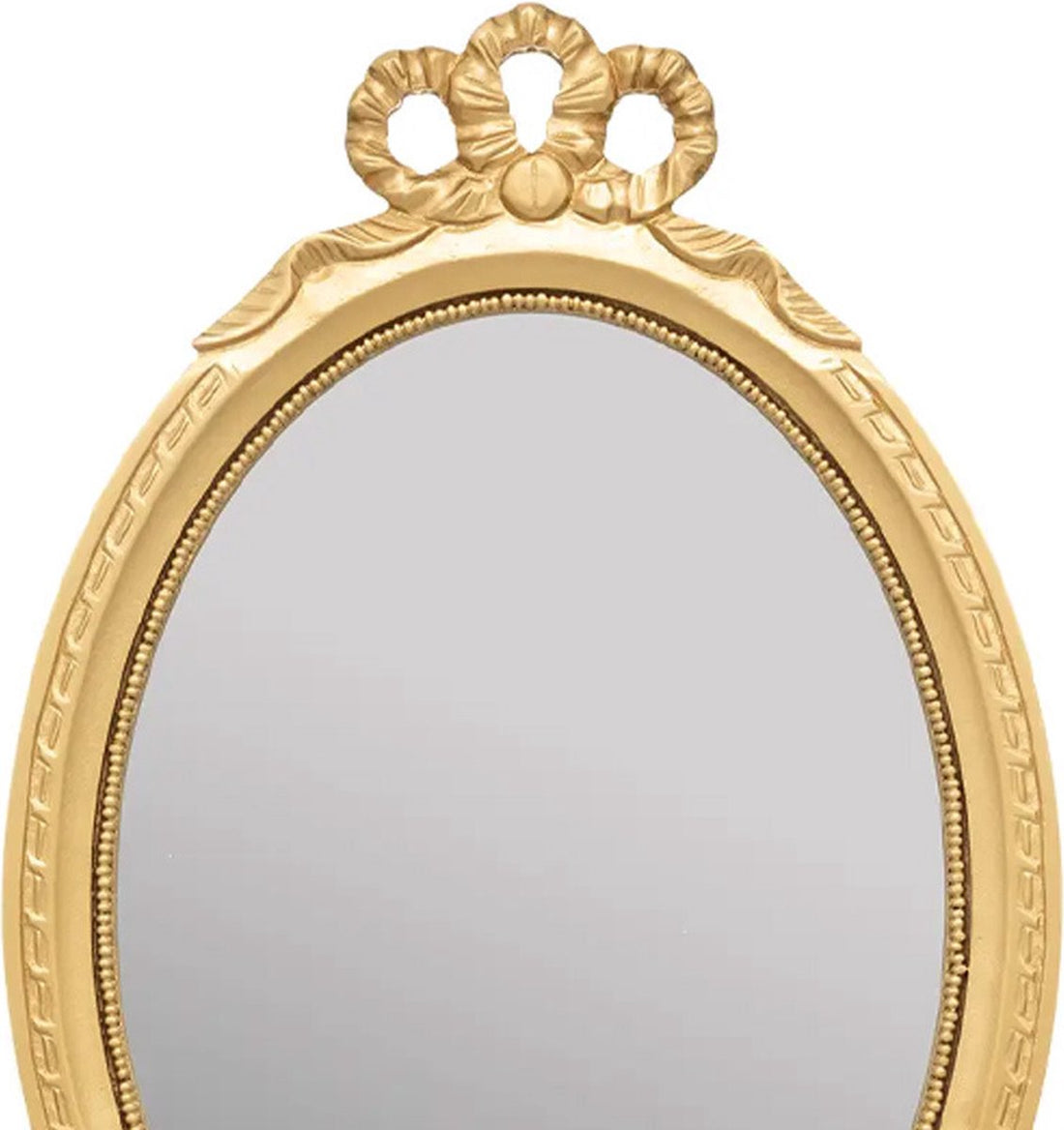 Spiegel/wandspiegel Little Princess - gouden rand - kinderkamer - 29 x 43 cm