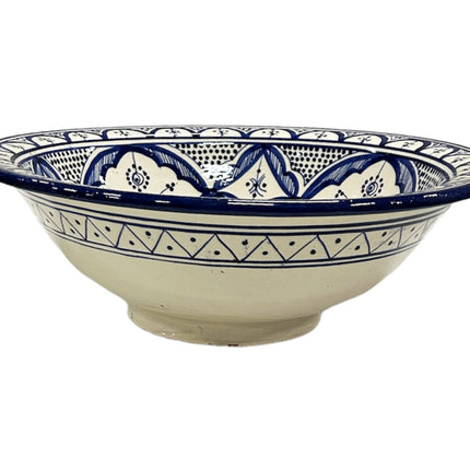 Vasque marocaine en faïence - lavabo