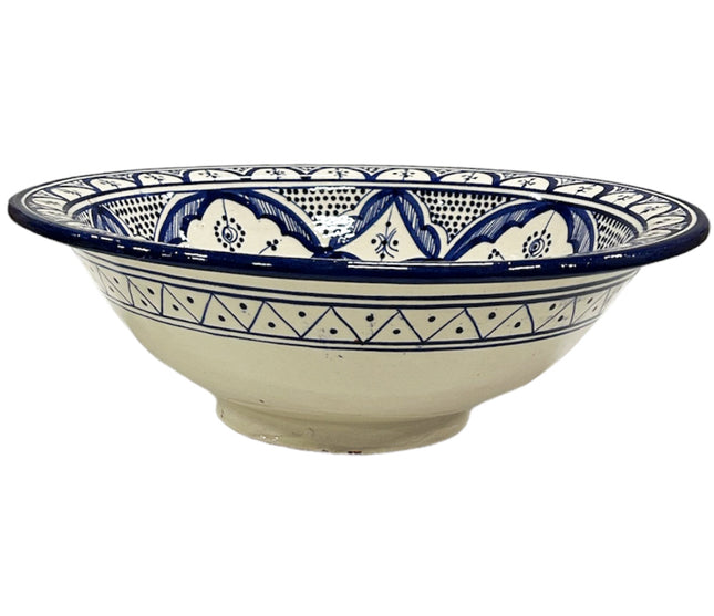 Vasque marocaine en faïence - lavabo