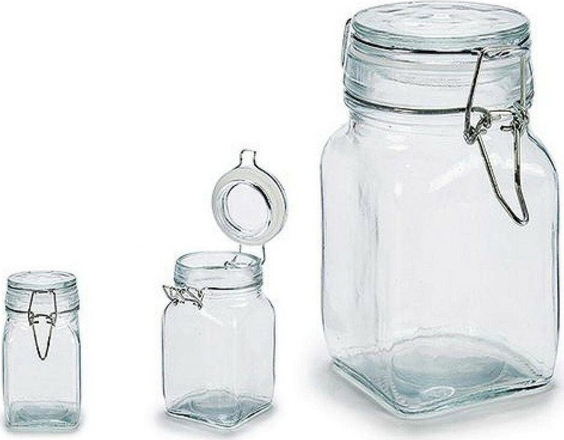 Einmachgläser 250 ml Glas / Stahl Transparent 3 Stück
