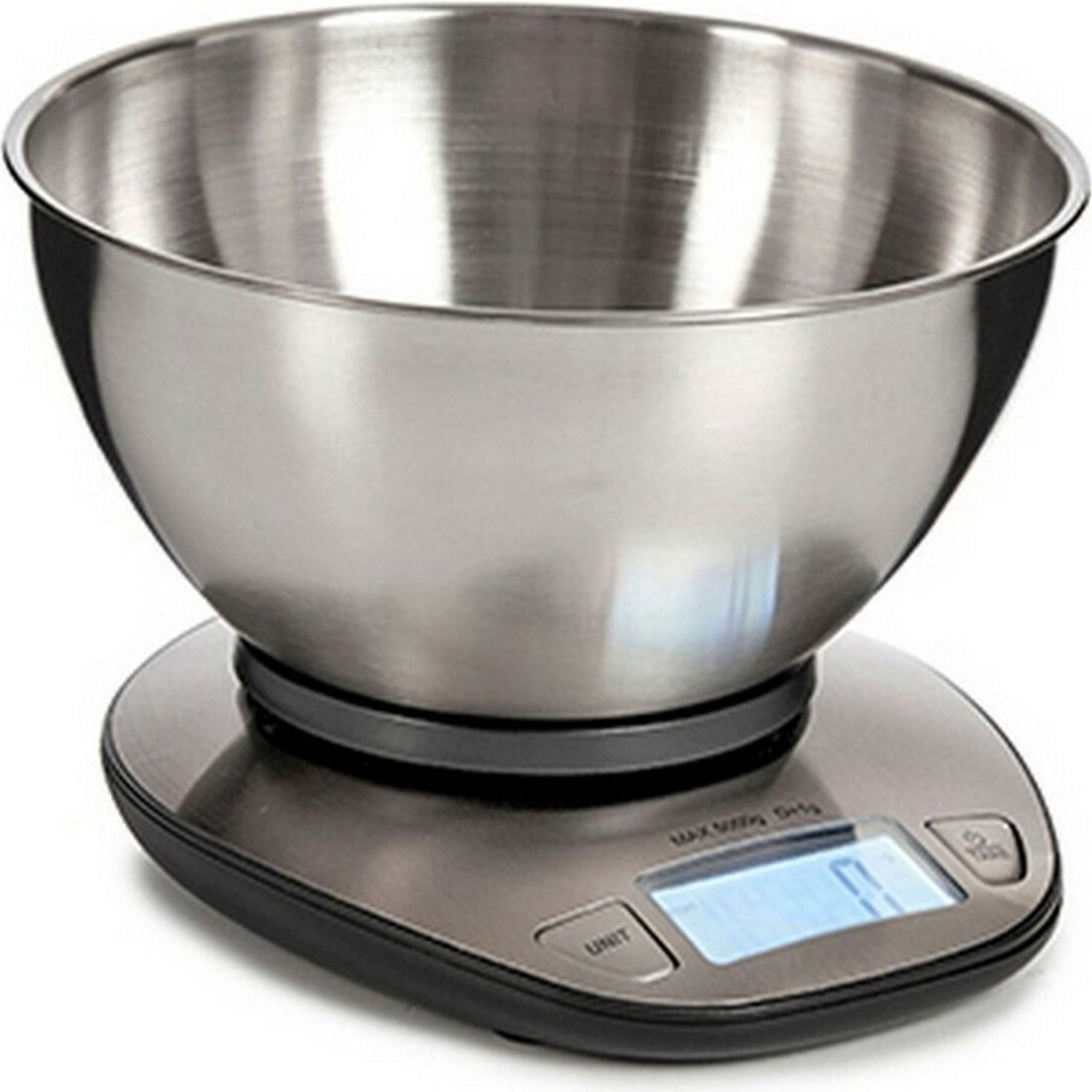 Weegschaal met LCD scherm - Keuken - Digitaal - Zilver metaal - Maximaal 5 KG