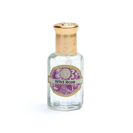 Huile parfumée Rose Sauvage Ayurvédique – Huile aromatique 100% naturelle – 10ml – Romantique, Douce et Équilibrante