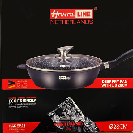 Casserole avec revêtement en marbre