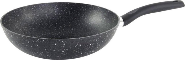 Wok Secret de Gourmet Nature Noir Acier forgé (Ø 28 cm)
