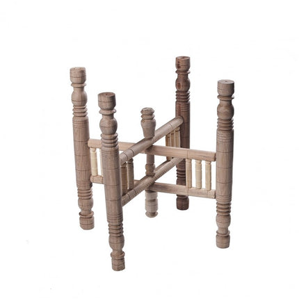 Support en bois pour plateaux Ø 75