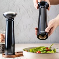 Klausberg 7705 - Moulin à sel et à poivre - noir - brillant - 23,8 cm