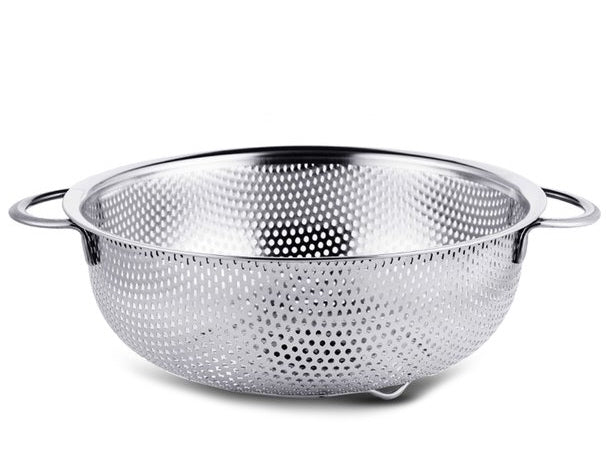 Égouttoir-passoire de cuisine en acier inoxydable